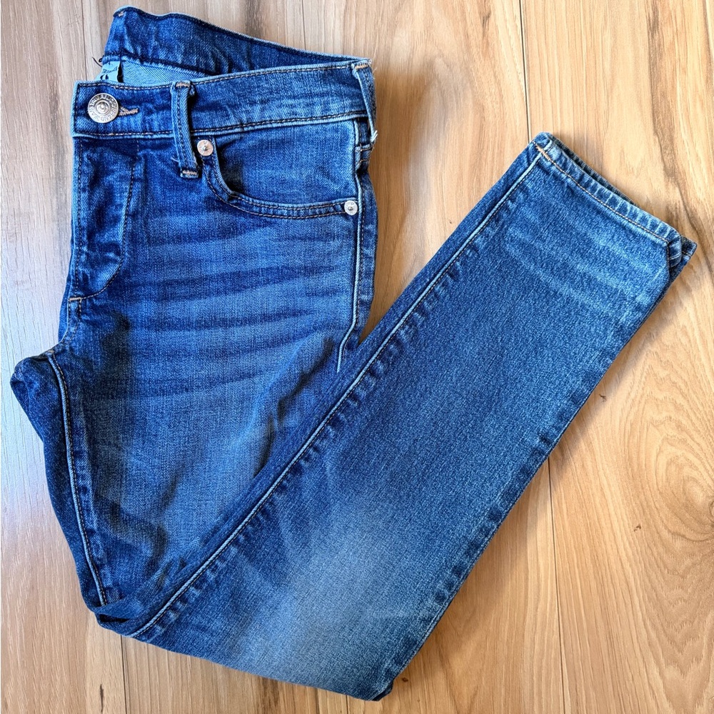 True Religion Women’s Jeans Size 24 Low Rise Relaxed Skinny Denim